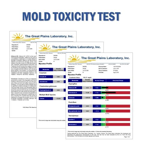 mold poisoning test for humans